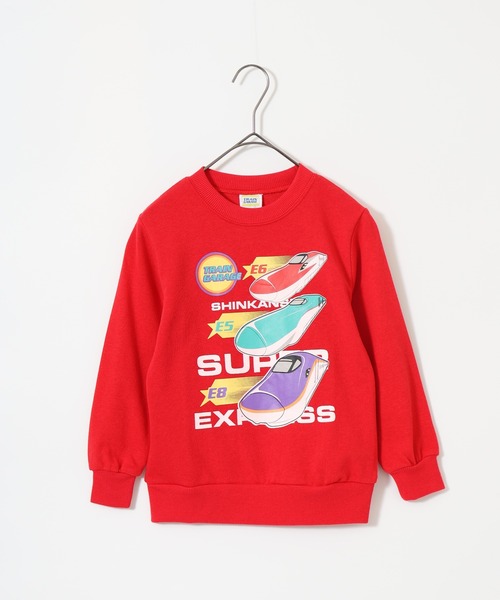 familiar 新幹線刺繍トレーナー 110 セール】新幹線 裏毛トレーナー（スウェット）｜FUNALIVE