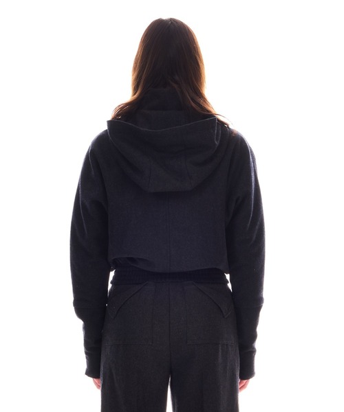 BEEDEN（ビーデン）の「DOLMAN HOODED BLOUSON（ブルゾン・レディース・マルチ/ダークグレー・FREE）」の4枚目の写真