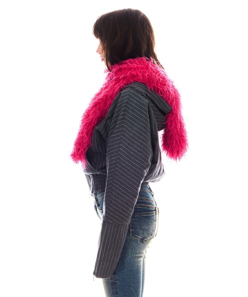 BEEDEN（ビーデン）の「DOLMAN HOODED BLOUSON（ブルゾン・レディース・マルチ/ダークグレー・FREE）」の16枚目の写真