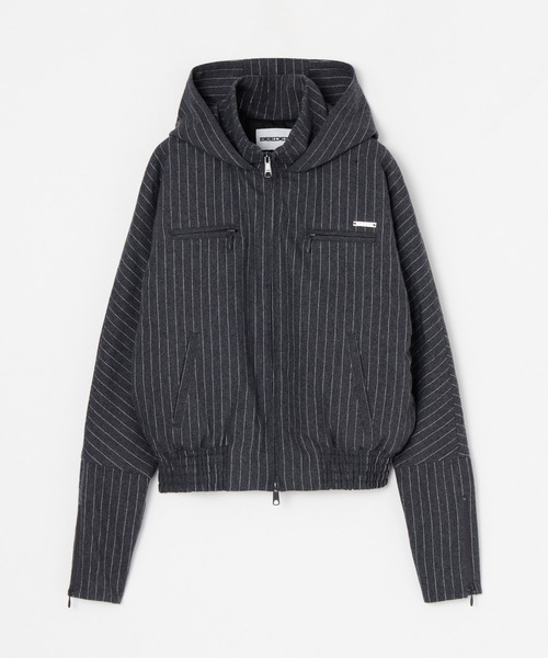 BEEDEN（ビーデン）の「DOLMAN HOODED BLOUSON（ブルゾン・レディース・マルチ/ダークグレー・FREE）」の18枚目の写真