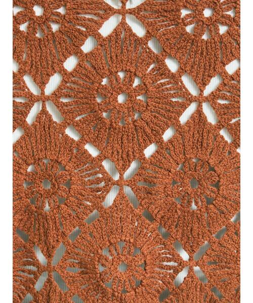 SM2（エスエムツー）の「クロシェ編み風カーディガン（カーディガン/ボレロ・レディース・オレンジ/グリーン/ブラック/クリーム・F）」の14枚目の写真