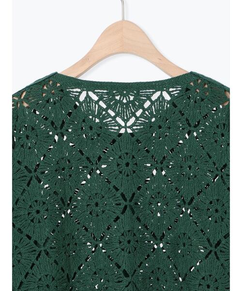 クロシェ編み風カーディガン（カーディガン/ボレロ）｜SM2