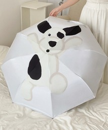 Made in I(メイドインアイ)のMonotone dog uv folding umbrella(折りたたみ傘)