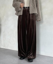 Thevon | 2タックベロアパンツ(その他パンツ)