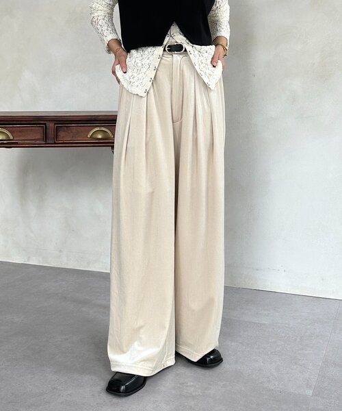 セール】2タックベロアパンツ（その他パンツ）｜Thevon（ゼボン）の