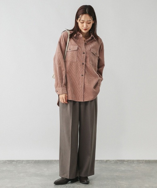 お手入れラクラクセットアップ/ワイドパンツ/587724（その他パンツ