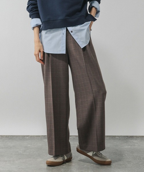 セール】お手入れラクラクセットアップ/ワイドパンツ/587724（その他