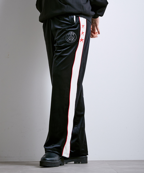 PARIS SAINT-GERMAIN（パリサンジェルマン）の「【Paris Saint-Germain / パリ・サン＝ジェルマン】JP VELOR PANTS（その他パンツ・メンズ・グレー/ブラック・MEDIUM/LARGE）」の4枚目の写真