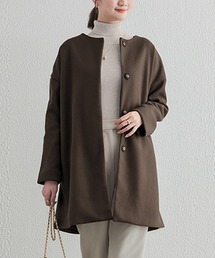 SallyLunn（サリーラン）の「ノーカラーミディアムコート（ノーカラーコート）」