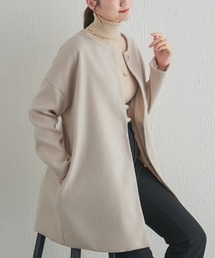 SallyLunn(サリーラン)のノーカラーミディアムコート(ノーカラーコート)