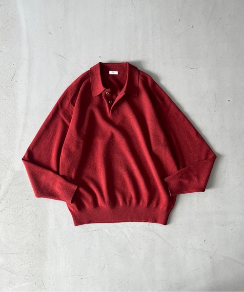 crepuscule（クレプスキュール）の「crepuscule M-g knit polo（ニット