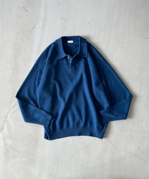 crepuscule(クレプスキュール)の「crepuscule M-g knit polo(ニット/セーター・メンズ・レッド/イエロー/ベージュ/ブルー・2/1)」の3枚目の写真