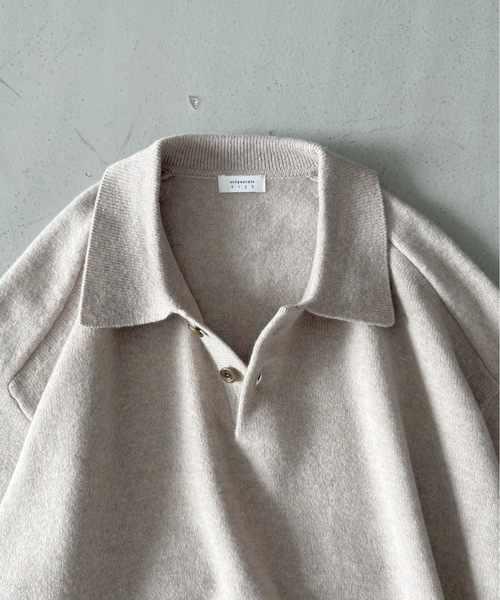 crepuscule（クレプスキュール）の「crepuscule M-g knit polo（ニット