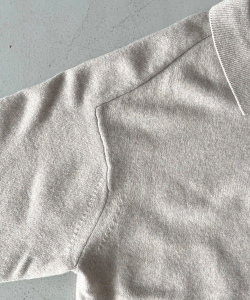 crepuscule(クレプスキュール)の「crepuscule M-g knit polo(ニット/セーター・メンズ・レッド/イエロー/ベージュ/ブルー・2/1)」の15枚目の写真