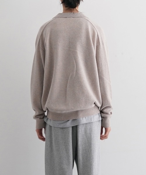 crepuscule(クレプスキュール)の「crepuscule M-g knit polo(ニット/セーター・メンズ・レッド/イエロー/ベージュ/ブルー・2/1)」の17枚目の写真