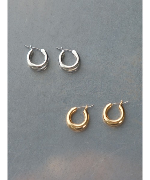 Ungrid（アングリッド）の「ミニフープデザインピアス（ピアス（両耳用）・レディース・シルバー/ゴールド・FREE）」の11枚目の写真