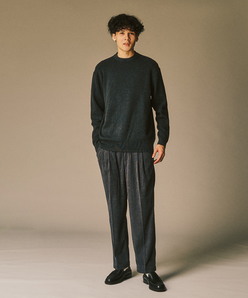 417 EDIFICE（フォーワンセブンエディフィス）の「P  コーデュロイ2タックパンツ "セットアップ着用可能"（その他パンツ・メンズ・ベージュ/ブラック/ホワイト系その他/チャコールグレー・LARGE/MEDIUM/SMALL）」の20枚目の写真