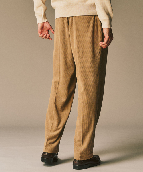 417 EDIFICE（フォーワンセブンエディフィス）の「P  コーデュロイ2タックパンツ "セットアップ着用可能"（その他パンツ・メンズ・ベージュ/ブラック/ホワイト系その他/チャコールグレー・LARGE/MEDIUM/SMALL）」の8枚目の写真