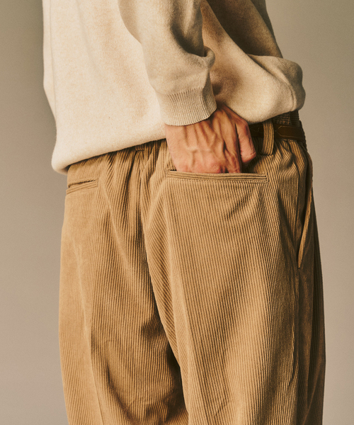 417 EDIFICE（フォーワンセブンエディフィス）の「P  コーデュロイ2タックパンツ "セットアップ着用可能"（その他パンツ・メンズ・ベージュ/ブラック/ホワイト系その他/チャコールグレー・LARGE/MEDIUM/SMALL）」の14枚目の写真