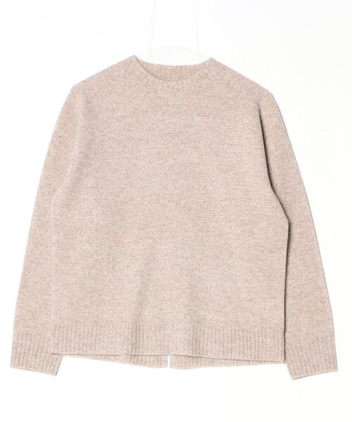 SIPULI（シプリ）の「Australia Lamb サドルショルダースリットニット（ニット/セーター・レディース・レッド/ベージュ/サックスブルー/ブラック・2）」の16枚目の写真