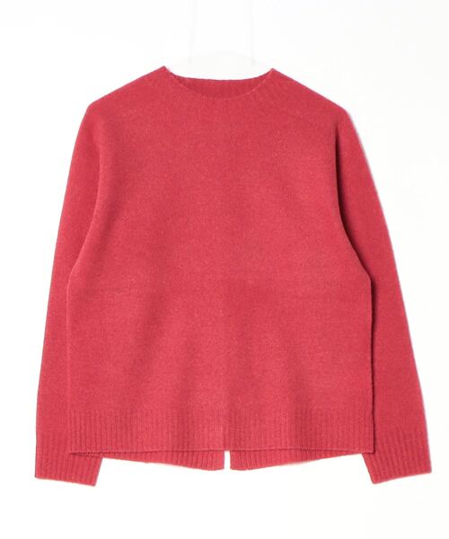 SIPULI（シプリ）の「Australia Lamb サドルショルダースリットニット（ニット/セーター・レディース・レッド/ベージュ/サックスブルー/ブラック・2）」の10枚目の写真