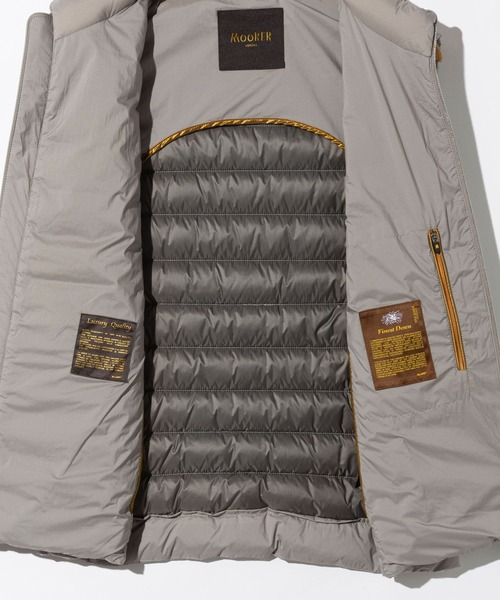 MOORER（ムーレー）の「MOORER CALAF-S3 DOWN VEST ムーレー カラフ グースダウン ダウンベスト（ダウンベスト・メンズ・アイボリー/ダークブルー/ブラック・52/50/48/46）」の17枚目の写真