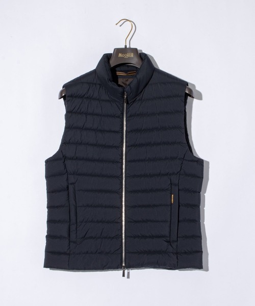 MOORER（ムーレー）の「MOORER CALAF-S3 DOWN VEST ムーレー カラフ グースダウン ダウンベスト（ダウンベスト・メンズ・アイボリー/ダークブルー/ブラック・52/50/48/46）」の10枚目の写真