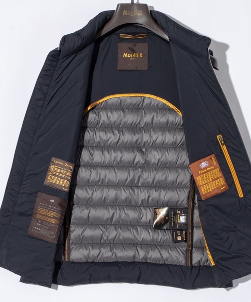 MOORER（ムーレー）の「MOORER CALAF-S3 DOWN VEST ムーレー カラフ グースダウン ダウンベスト（ダウンベスト・メンズ・アイボリー/ダークブルー/ブラック・52/50/48/46）」の15枚目の写真