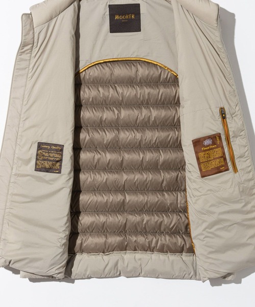 MOORER（ムーレー）の「MOORER CALAF-S3 DOWN VEST ムーレー カラフ グースダウン ダウンベスト（ダウンベスト・メンズ・アイボリー/ダークブルー/ブラック・52/50/48/46）」の4枚目の写真