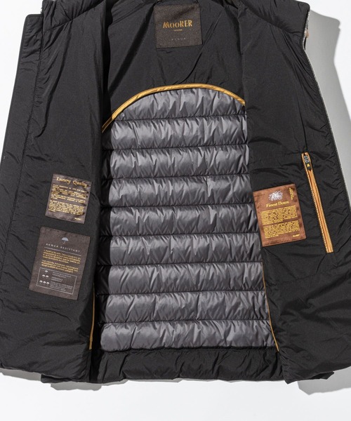 MOORER（ムーレー）の「MOORER CALAF-S3 DOWN VEST ムーレー カラフ グースダウン ダウンベスト（ダウンベスト・メンズ・アイボリー/ダークブルー/ブラック・52/50/48/46）」の6枚目の写真