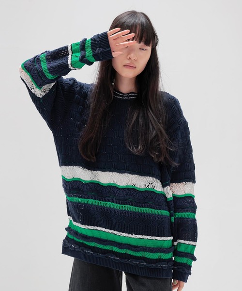 ODAKHA × DRESSLAVE / 20th crazy knit pull(クレイジーニットプル