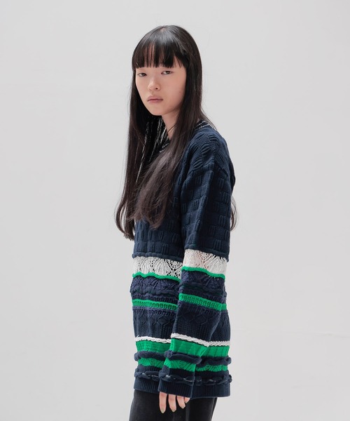 ODAKHA × DRESSLAVE / 20th crazy knit pull(クレイジーニットプル