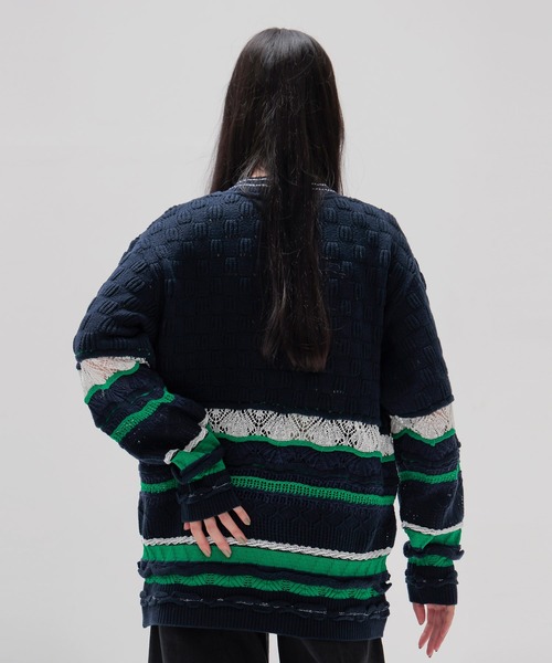 ODAKHA × DRESSLAVE / 20th crazy knit pull(クレイジーニットプル