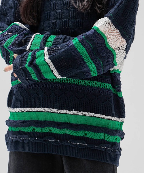 ODAKHA × DRESSLAVE / 20th crazy knit pull(クレイジーニットプル