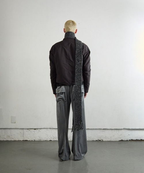 NVRFRGT(ネヴァーフォーゲット)の「PADDED MOTORCYCLE JACKET(ブルゾン・メンズ・ダークグレー/ブラック・2/1)」の7枚目の写真