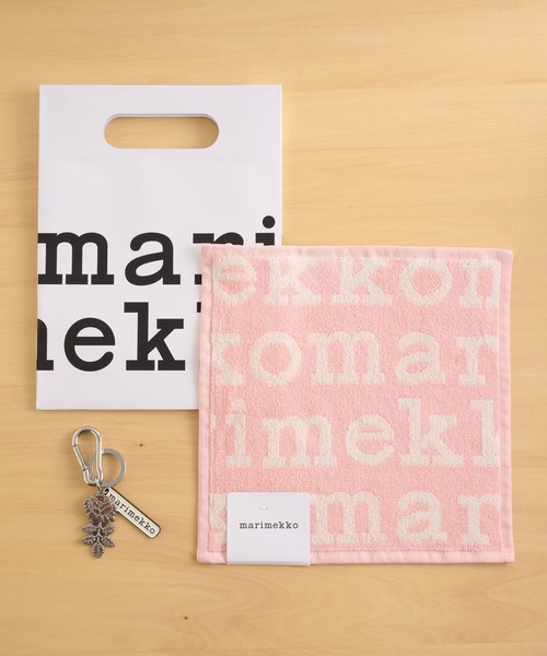 【Gift set】《ZOZO限定》《kioski》 Puhallus Vihki / key&《JAPAN EXCLUSIVE》Logo / Mini towel 26x26 cm