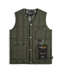 TAION(タイオン)のTAION/タイオン/V NECK BUTTON DOWN VESTWORK V NECK BUTTON DOWN VEST(ダウンベスト)