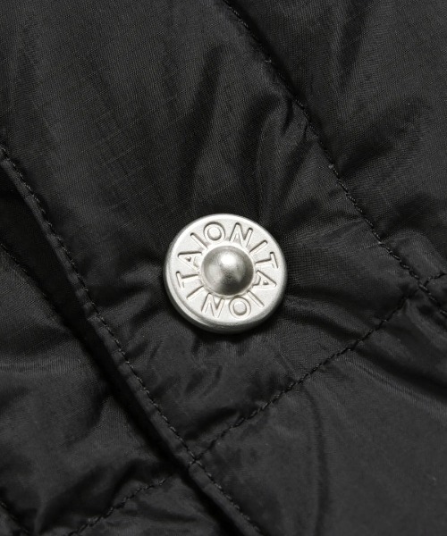 TAION(タイオン)の「TAION/タイオン/V NECK BUTTON DOWN VESTWORK V NECK BUTTON DOWN VEST(ダウンベスト・メンズ・ダークオリーブ/ブラック・M/L/XL)」の6枚目の写真
