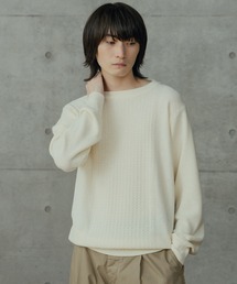 RATTLE TRAP | 12Gウール混ハイゲージクルーネック(ニット/セーター)