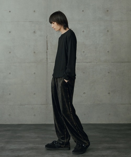 RATTLE TRAP（ラトルトラップ）の「12Gウール混ハイゲージクルーネック（ニット/セーター・メンズ・ベージュ/ホワイト/ブラック・LL/L/M）」の18枚目の写真