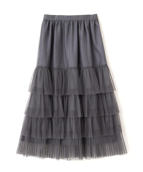 PROPORTION BODY DRESSING(プロポーションボディドレッシング)の「部分プリーツティアードスカート / 1215220110(スカート・レディース・オフホワイト/ダークグレー・MEDIUM/P/S)」の22枚目の写真