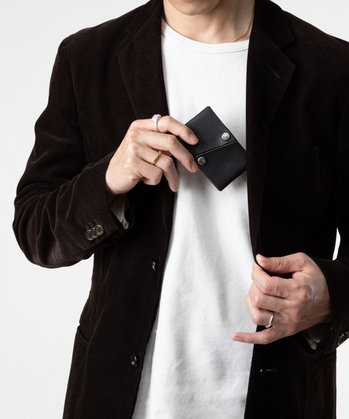 GUIONNET（ギオネ）の「GUIONNET 四方巡り ギオネ しほうめぐり 名刺入れ BOX梱包（名刺入れ・メンズ・ブラック・FREE）」の14枚目の写真