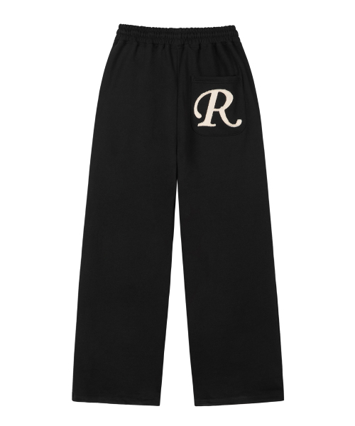 ROCKCAKE(ロックケーキ)の「アプリケ R ポケットジョガー - ブラック(スウェットパンツ・レディース・その他・SMALL/X-SMALL/XX-SMALL)」の4枚目の写真