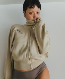 lit | High Neck Zip Knit(ニット/セーター)