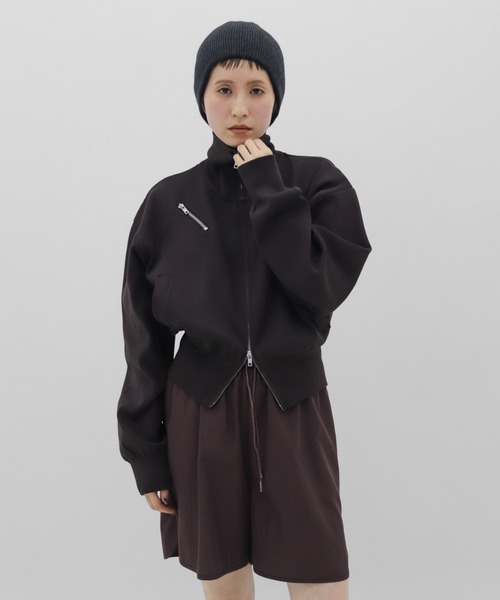 lit(リット)の「High Neck Zip Knit(ニット/セーター・レディース・ライトベージュ/ダークブラウン/ネイビー・FREE)」の19枚目の写真