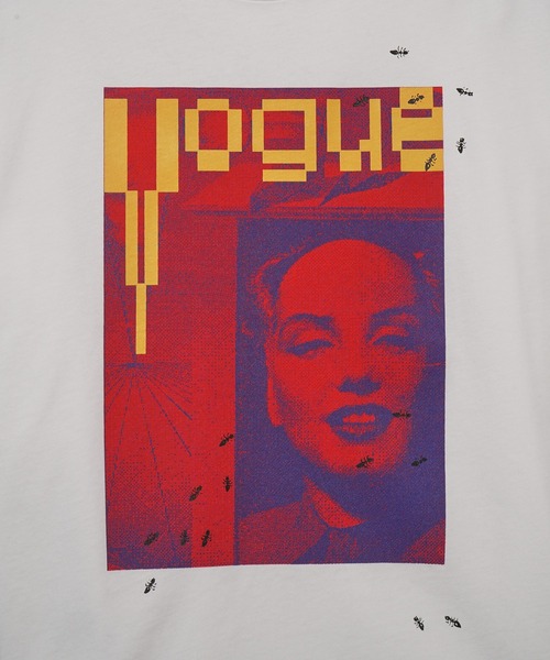 LOOSE JOINTS（ルーズジョインツ）の「LOOSEJOINTS ORIGATO PLASTICO HAJIME TACHIBANA MATERIAL-MONACO-VOGUE S/S TEE LS25JS009OP（Tシャツ/カットソー・メンズ・ホワイト・L/M）」の4枚目の写真