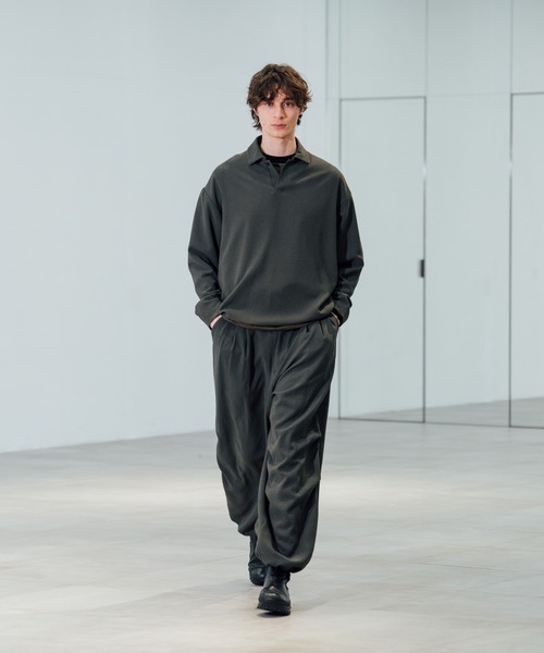 CITY TOKYO/シティートーキョー】Multi-flex スキッパーポロシャツ