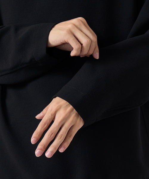 CITY TOKYO（シティトウキョウ）の「【CITY TOKYO/シティートーキョー】Multi-flex スキッパーポロシャツ（ポロシャツ・メンズ・ブラック/カーキ・1/2）」の11枚目の写真