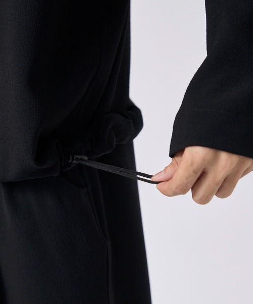 CITY TOKYO（シティトウキョウ）の「【CITY TOKYO/シティートーキョー】Multi-flex スキッパーポロシャツ（ポロシャツ・メンズ・ブラック/カーキ・1/2）」の12枚目の写真