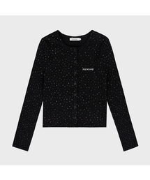 ROCKCAKE（ロックケーキ）の「Flower Pattern Cardigan - Black（カーディガン/ボレロ）」